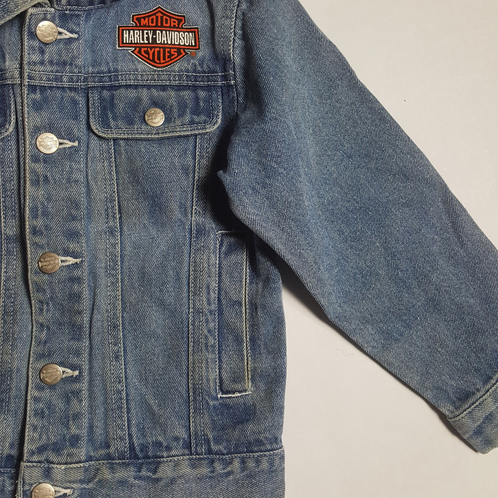 Harley Davidson Jacket Denim Graphic 4/5 - Picture 5 of 7
